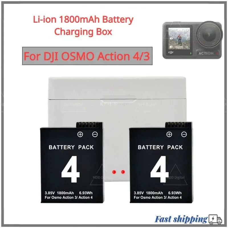 Batterie Drone avec Chargeur Lot 1-2 Pièces Accessoires