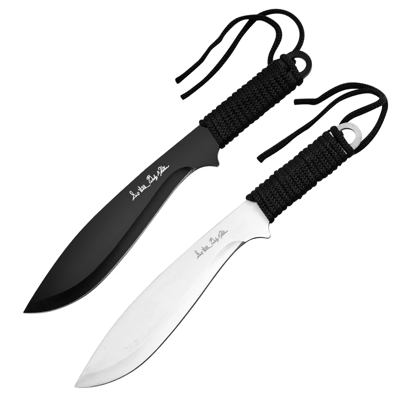 Outdoor Camping Style Small Straight Knife Outdoor Knife Camping Style Portable Survival Small Knife Household Stainless Steel F 4