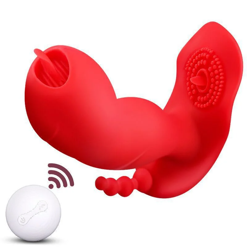 Clitoris Stimulation Wearable Silicone G Spot Buckle Vibrator Tongue Licking Anal Massage Adult Sex Toy for Women Masturbation sex toys