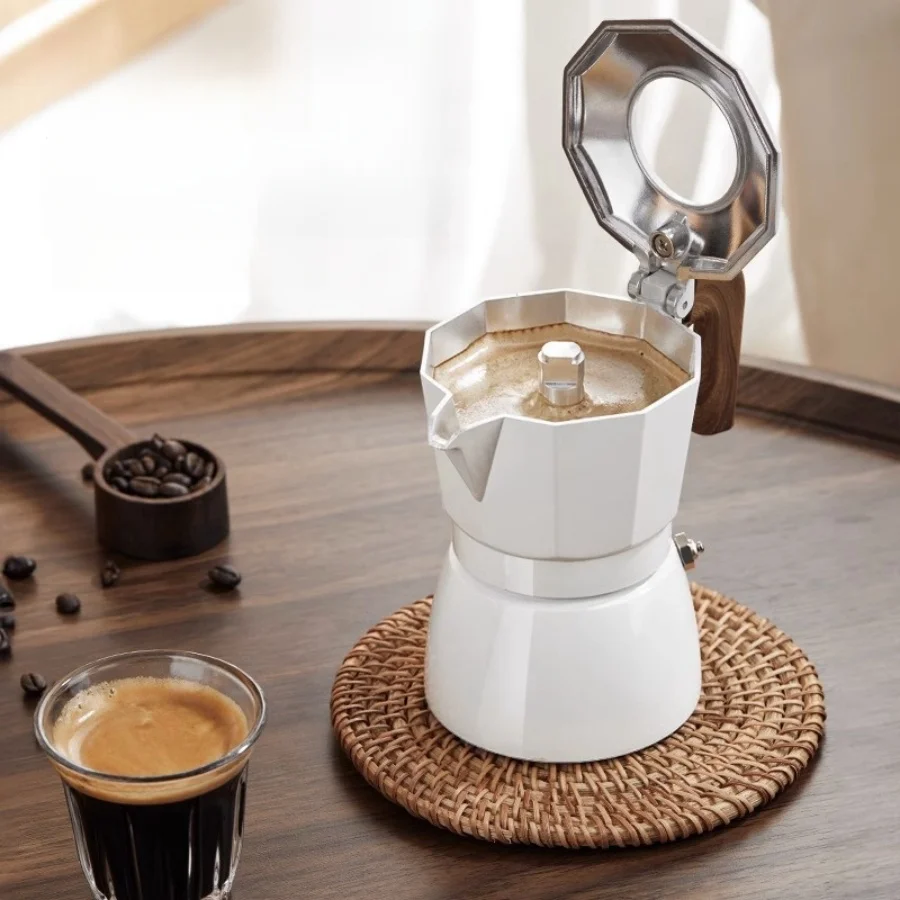 Upgraded Double-valve coffee maker Double-valve Extraction Hollow Visual espresso maker Professional Home Cafe Outdoor CoffeeEquipment