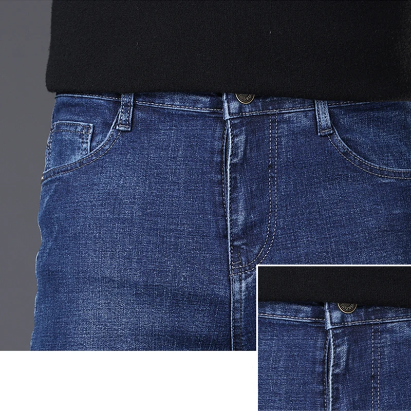 Spring/Summer Men's Comfortable Breathable Slim fit denim pants Straight leg thin jeans