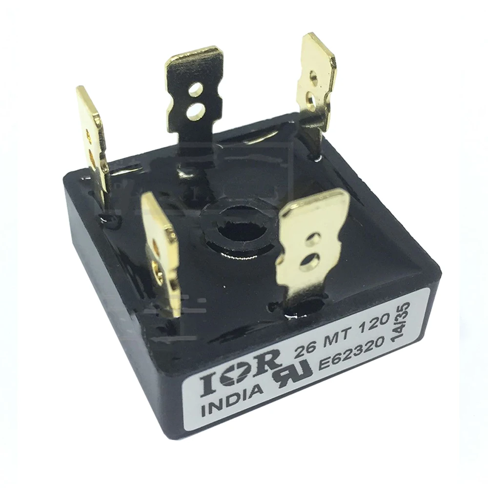

(Pack of 2pcs) 26MT120 26A1200V Bridge Rectifier Diode 3 Phase D-63 Package…