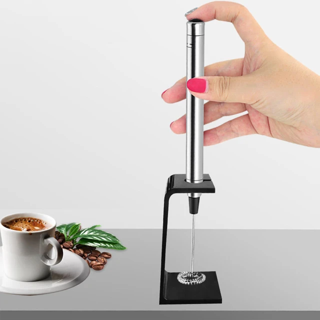 Electric Milk Frother with Stand