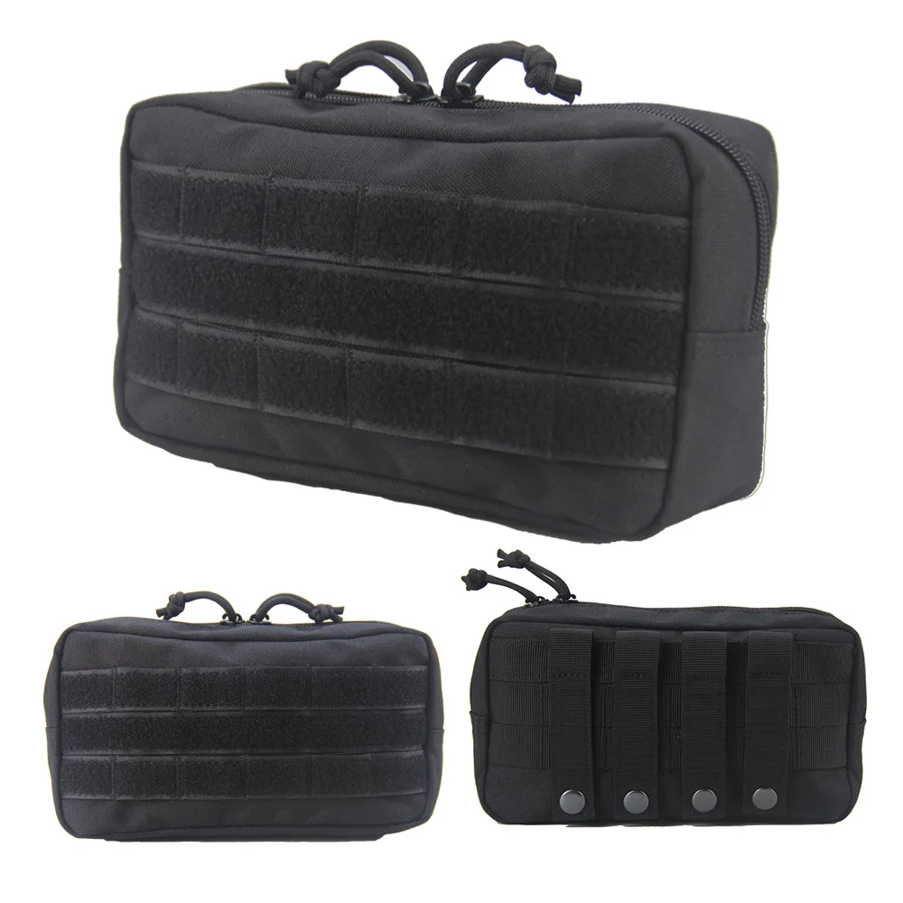 EDC Waist Bag Outdoor Camping EDC Tool Pouch Wallet Fanny Backpack Phone Bag Nylon Molle Hunting Waist Belt Pocket 6