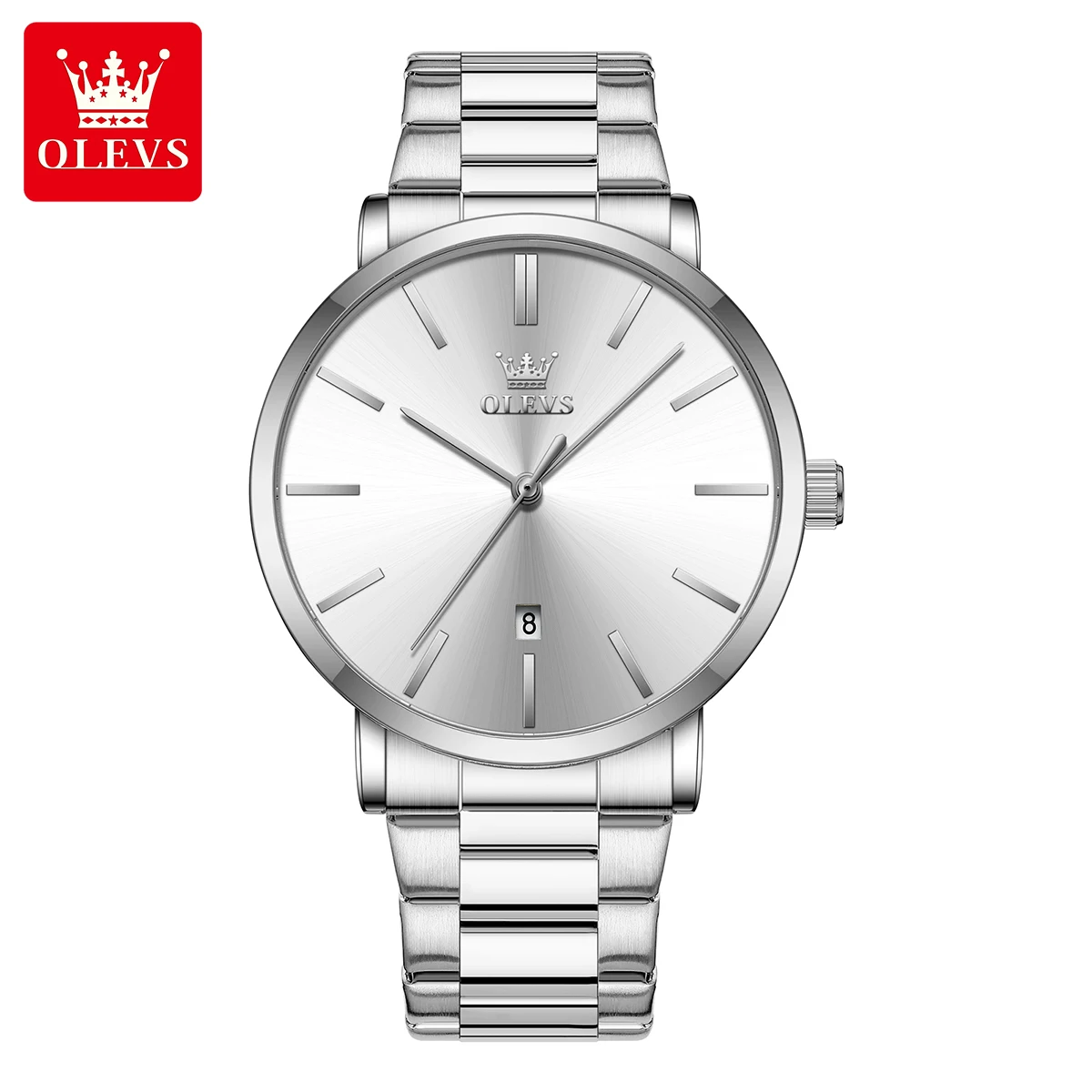 ساعات OLEVS كوارتز للرجال ساعة ذهبية مقاومة للماء...