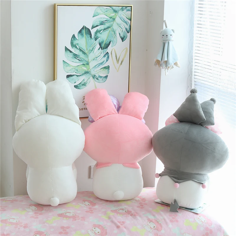 Sanrio Kuromi Cinnamoroll Plush Pillow Cute Soft Cartoon Anime My Melody Stuffed Doll Home Decor Comfortable Gifts For Girl  ﻿ 3