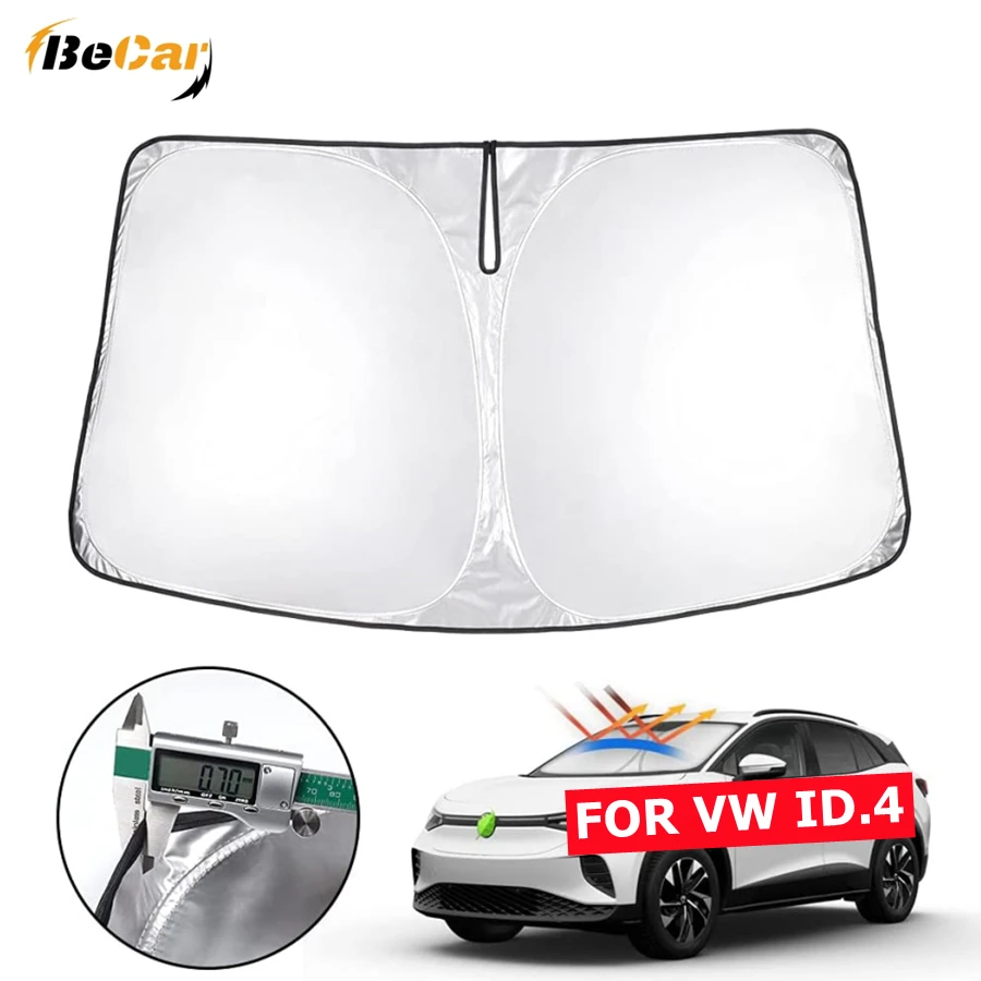For VW ID.4 2023 2022 2021 Front Windshield Sunshade Accessories ID4