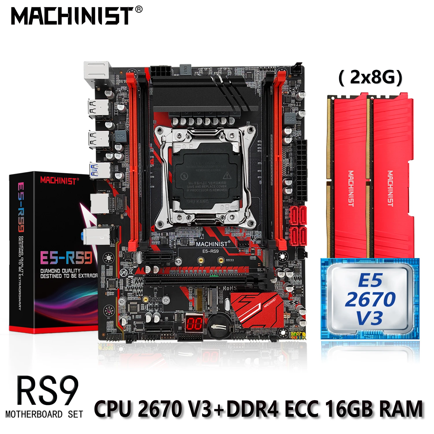 Kit Xeon E5 2670 V3 Ddr4 | 2670 V3 Motherboard | Xeon E5 2670 V3 Set ...