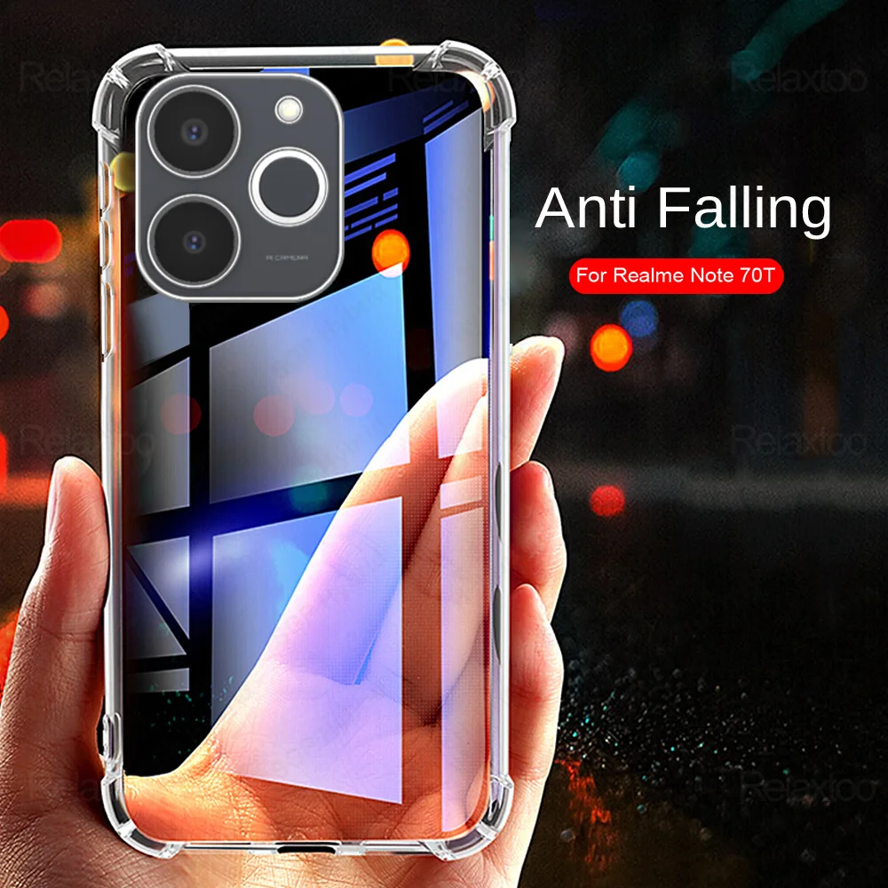Shockproof Transparent Silicone Armor Phone Case Cover