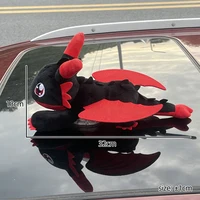 Cute Flying Dragon Plush Car Ornament with Adhesive for Auto Exterior Window Dashboard Motorcycle Home Decor Stuffed Animal Gift 6