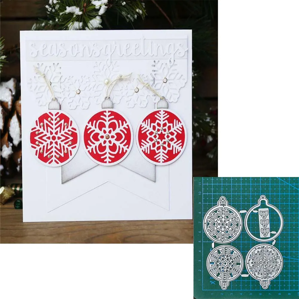 

metal cutting dies cut die mold Christmas snowflakes Scrapbook paper craft knife mould blade punch Embossing stencils dies