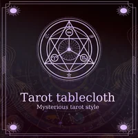 السماوية زودياك علم التنجيم مذبح القماش 12 علامة البوليستر حصيرة ، التارو مفرش طاولة للطقوس والديكور والهدايا الروحية 5