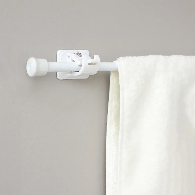 Multi Purpose Spring Loaded Extendable Sticks Telescopic Net Voile Tension Curtain Rail Pole Adjustable Rods Curtain Pole