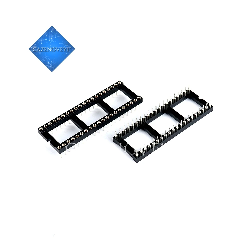 Pack of 5 Round Hole IC Socket Connectors – Various Pin Configurations