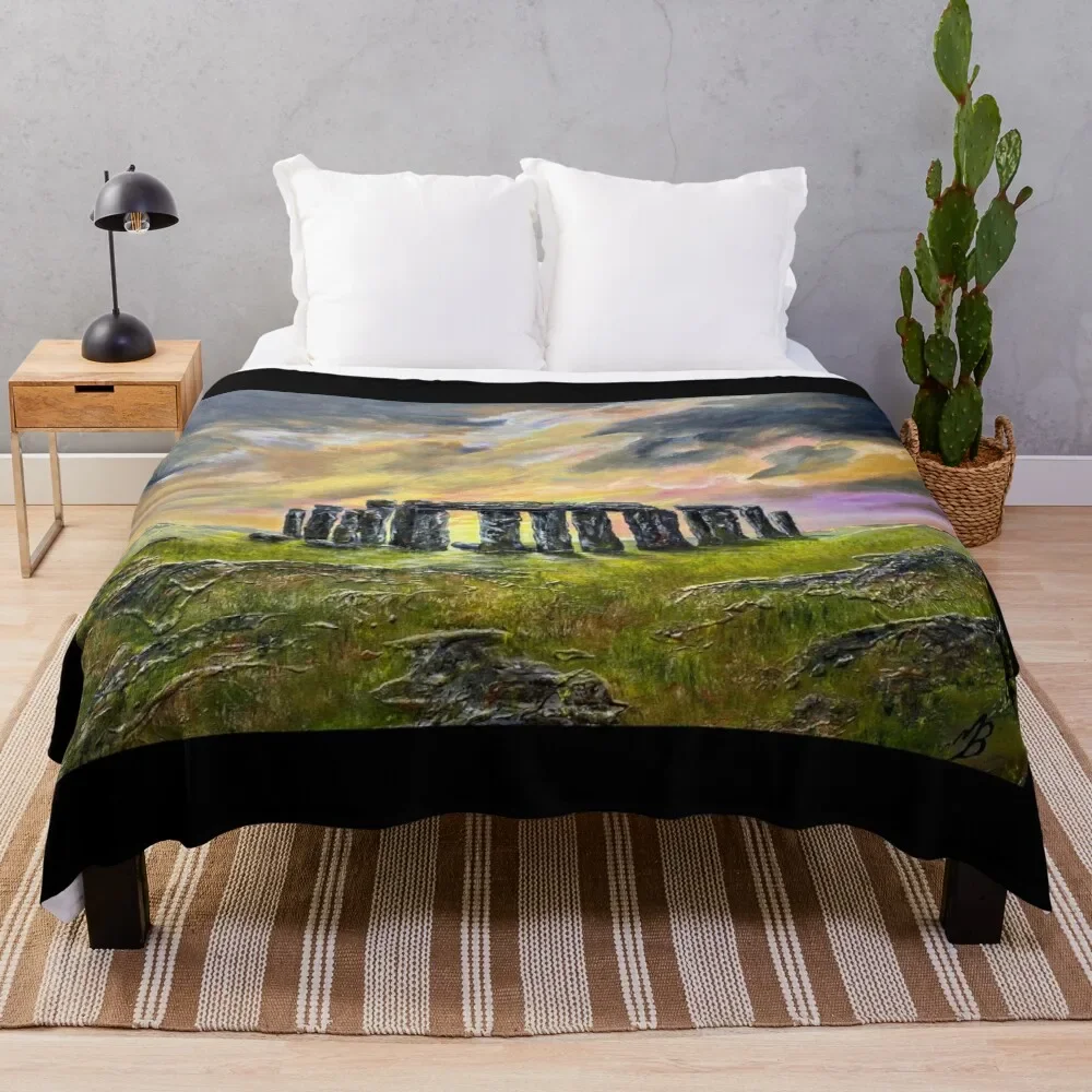 

Stone Henge Throw Blanket for winter halloween Blankets