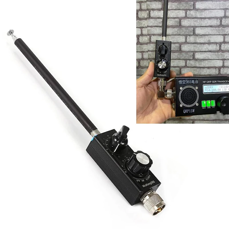 Mini-ANT 20W QRP Shortwave Antenna 5-55MHz for Yaesu FT-817 818 ICOM 703 K1 USDX