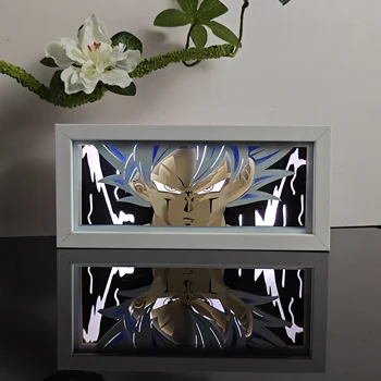3D Anime Motion Night Light Anime Laser Lamp Box Led Light For Bedroom Desk Decor Manga Birthday Gift Table Lamps Lightbox 1
