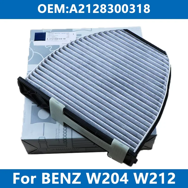 Air Filter Cabin Air Filter For Mercedes-Benz W204 W212 C207 2128300318 Car Replacement Cooling System Activated Carbon