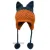 BomHCS Cute Fox Ears Beanie Winter Warm Handmade Knit Hat