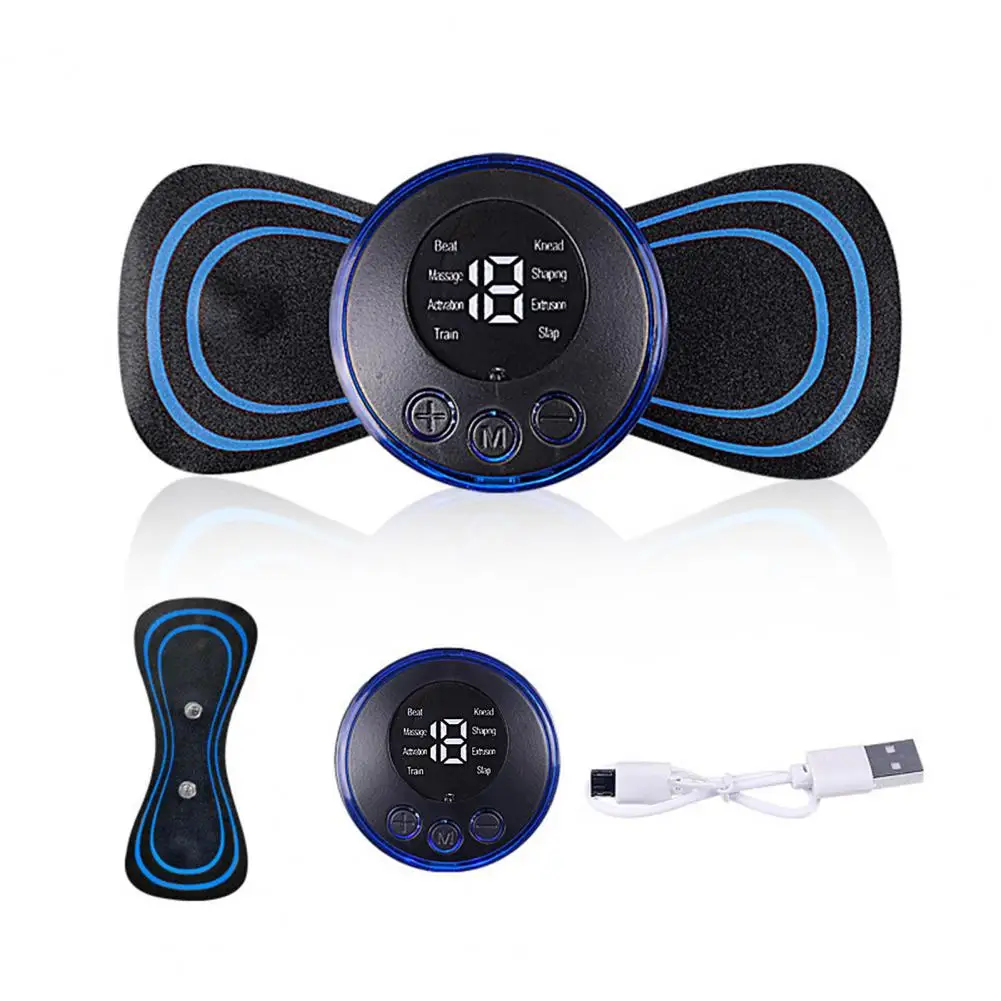 Rechargeable Massager Device Full Body Pain Relief Therapy Mini Machine with 8 Modes Physiotherapy cervical spine massager lumbar massager leg massager