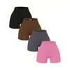 New Women Gym Shorts Sports Yoga Pants Ignite Short 4.5" Seamless High Stretch Workout Scrunch Butt Yoga Seamless Leggings Color 4