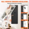 VEVOR 42.91" Tall Wall Gun Safe, 4-Tier Hidden Gun Safe with Keypad & Fingerprint,3 Removable Shelves & 6 Key Holders /LED Light 6