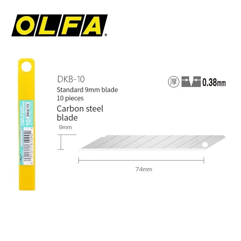 10 pieces Japanese original OLFA blade 9mm professional 30