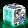 Trendy Japanese Anime Hunter X Hunter Alarm Clock Color Luminous Multi-function Digital Alarm Clock Children's Birthday Gifts 1