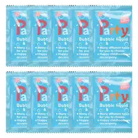 Bubble Refill Solution 10 Pack Of 10ml Water Soapbar Liquid Convenient Kids Toys Safe Party Favor Portable Water Soapbar Liquid 1