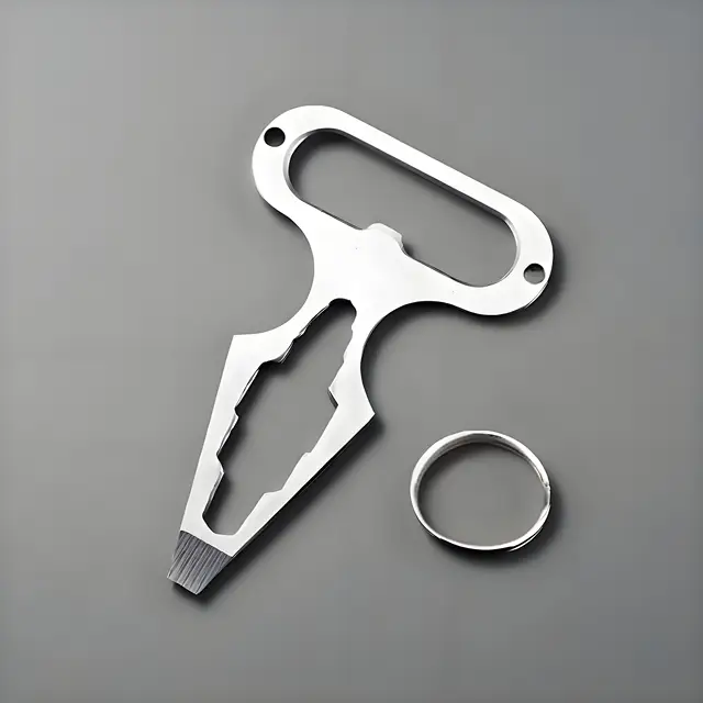 Self Defense Weapons Outdoor EDC Survival Tool Defence Personal Keychian Stinger Bottle Combination Opener Wrench for Men Women 1