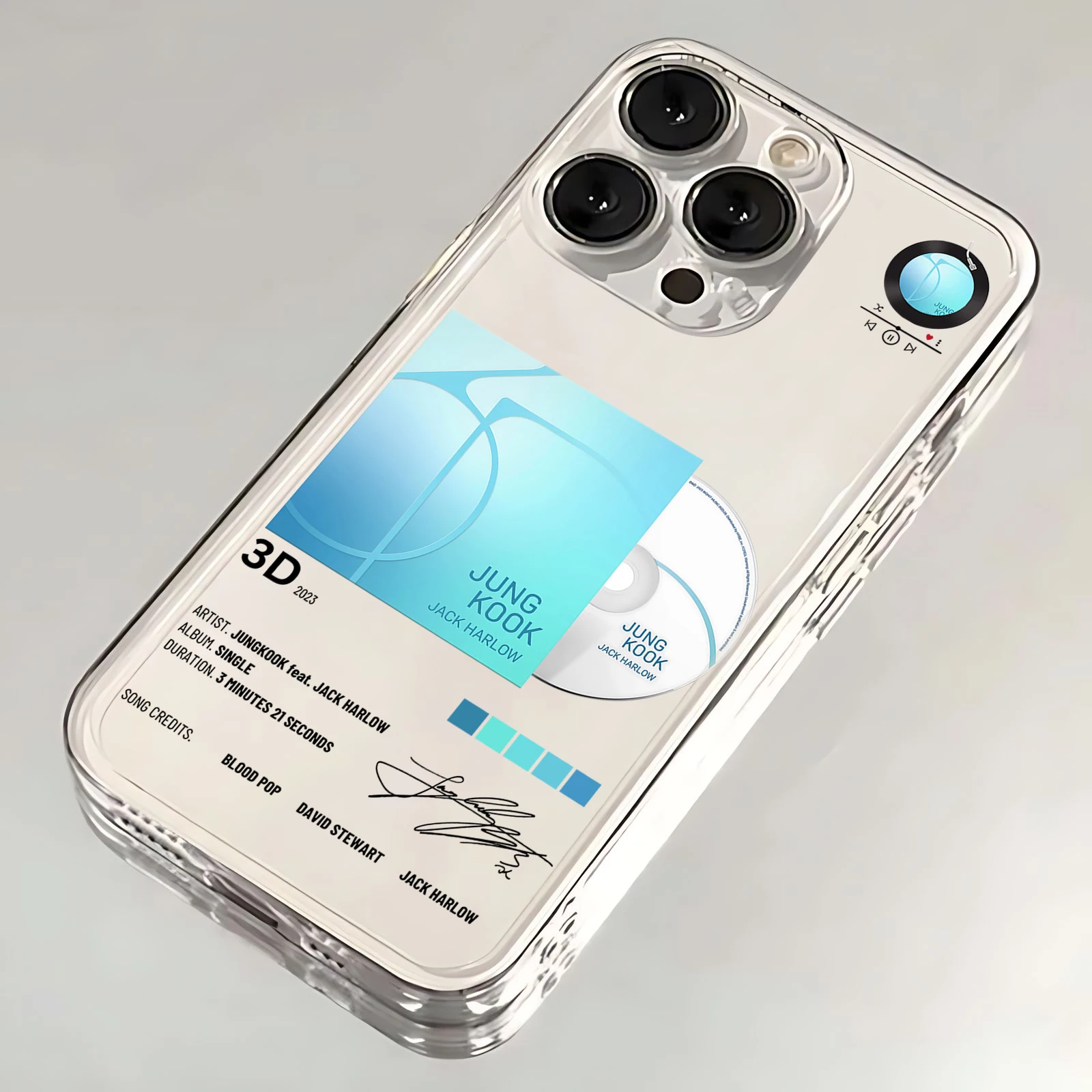 J-JUNGKOOK 3D JK Phone Case For iPhone 16 15 14 13 12 11 Mini Pro