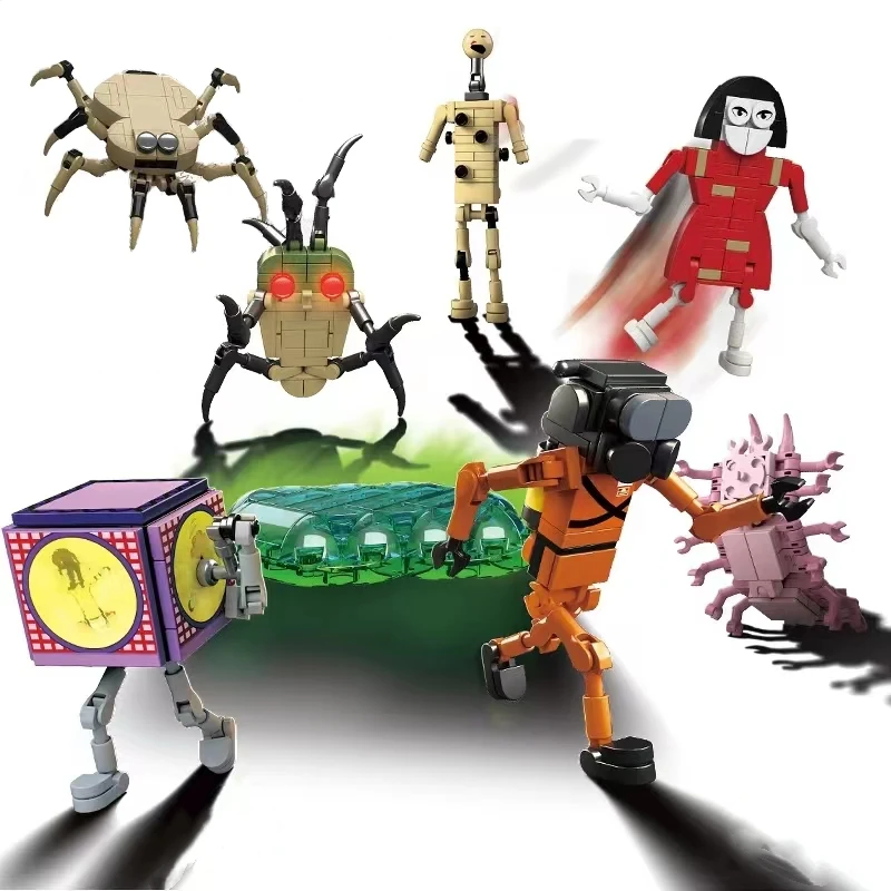 

2024 игровая летальная компания Crewmate Brickheadz строительный блок MOC Фатальная компания командные персонажи oys кирпичи для детей мальчиков