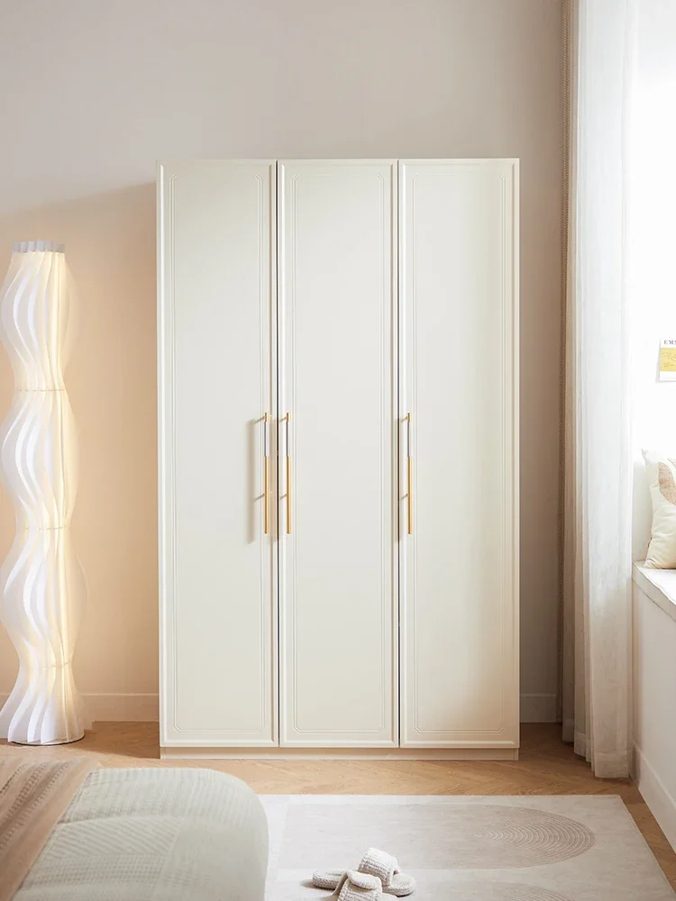 Wood Industry French Cream Wind Wardrobe Home Bedroom Wardrobe Modern Luxury Cabinet Storage Cabinet SX1D wardrobe grey sonoma 90x50x200 cm engineered wood