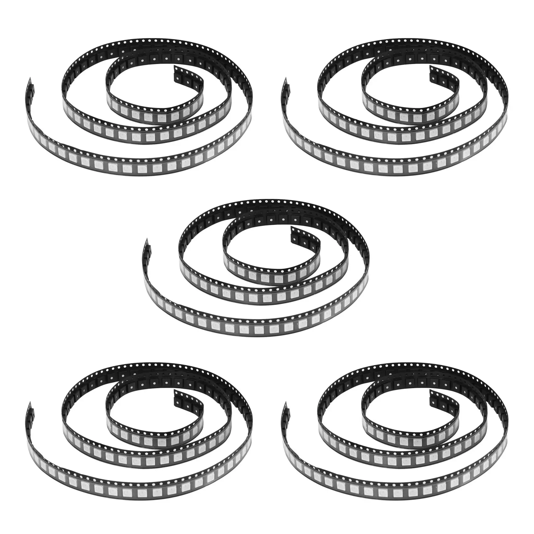 ABUL-500PCS WS2812B RGB LED 칩 5050SMD 흰색 PCB WS2812 개별적으로 주소 지정이 가능한 칩 픽셀 DC5V