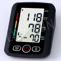 English Voice High Accurate Digital Sphygmomanometer Bp Monitors Electronic Tonometer Arm Cuff Blood Pressure Monitor Talking BP 2