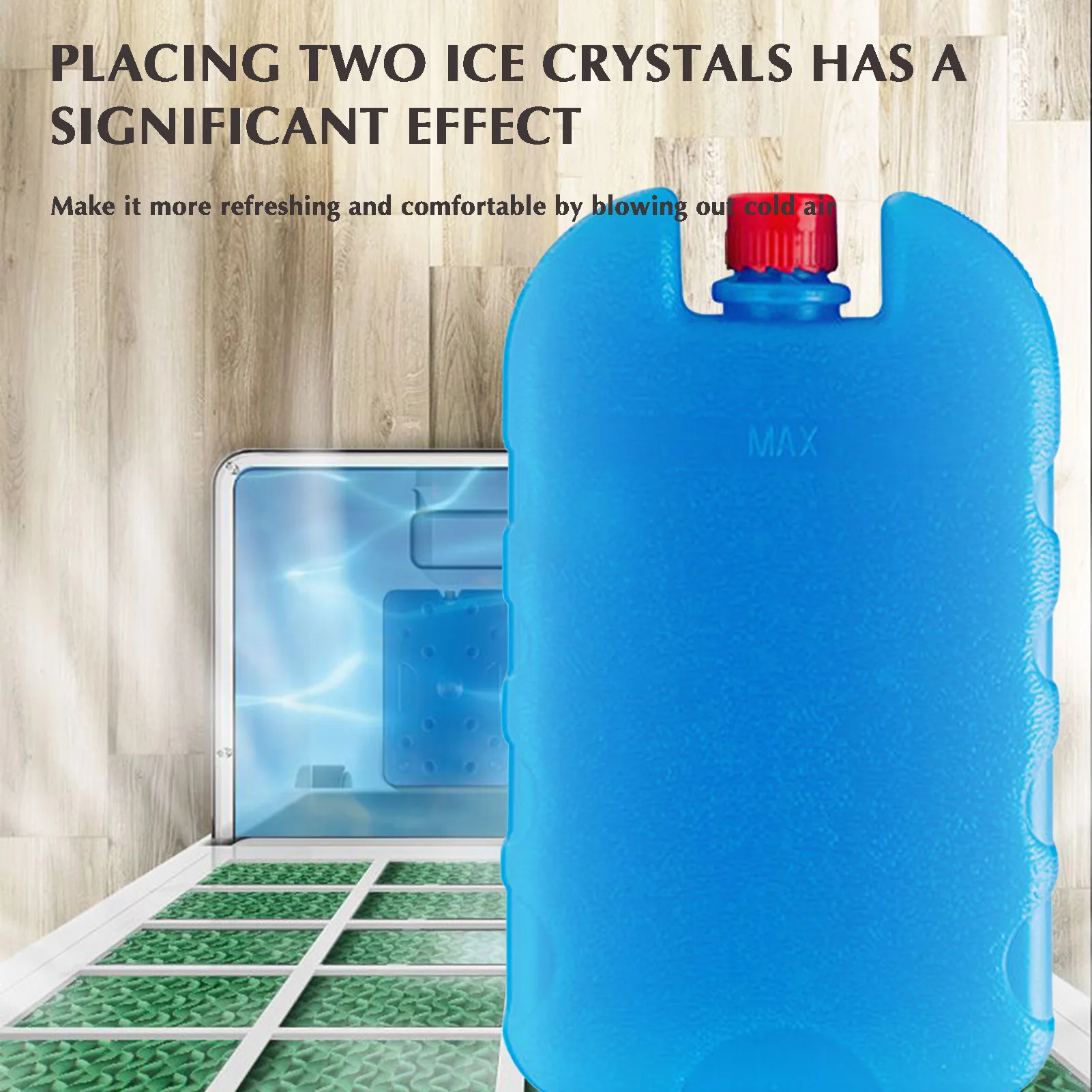 Camping Ice Packs Quick Freezing Fresh-keeping Ice Box Picnic Box Cooling Pack Cooling Crystal Camping BBQ