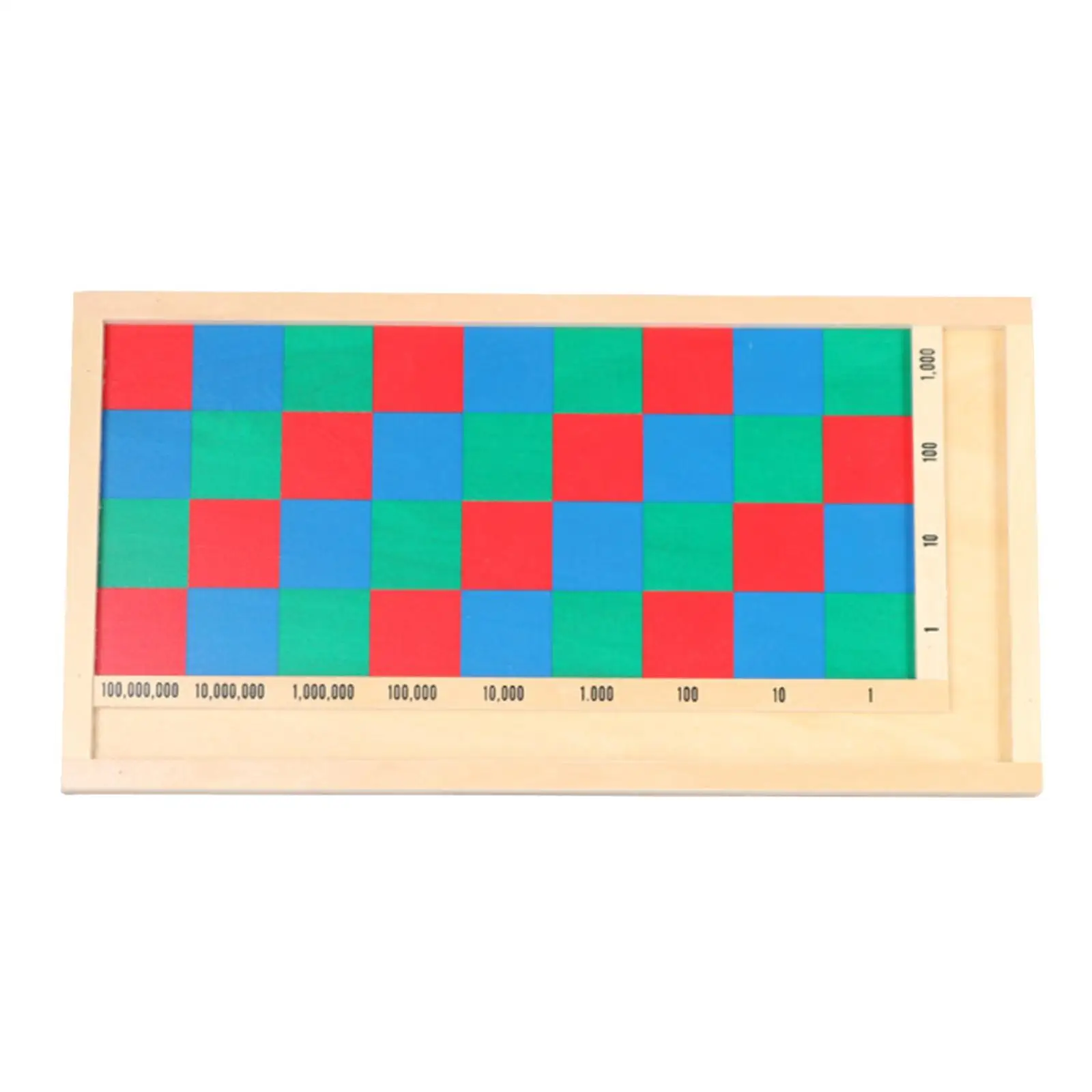 Mathematics Teaching Aids Hands on Ability Wood Mathematics Learning Toy for Travel Home Preschool Kindergarten Children