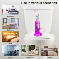 Multi Size Transport Dildo für Frauen Silikon realistische gefälschte Schwanz weibliche Mastur bator mit Saugnapf Dildo Sexspielzeug für Frauen 5
