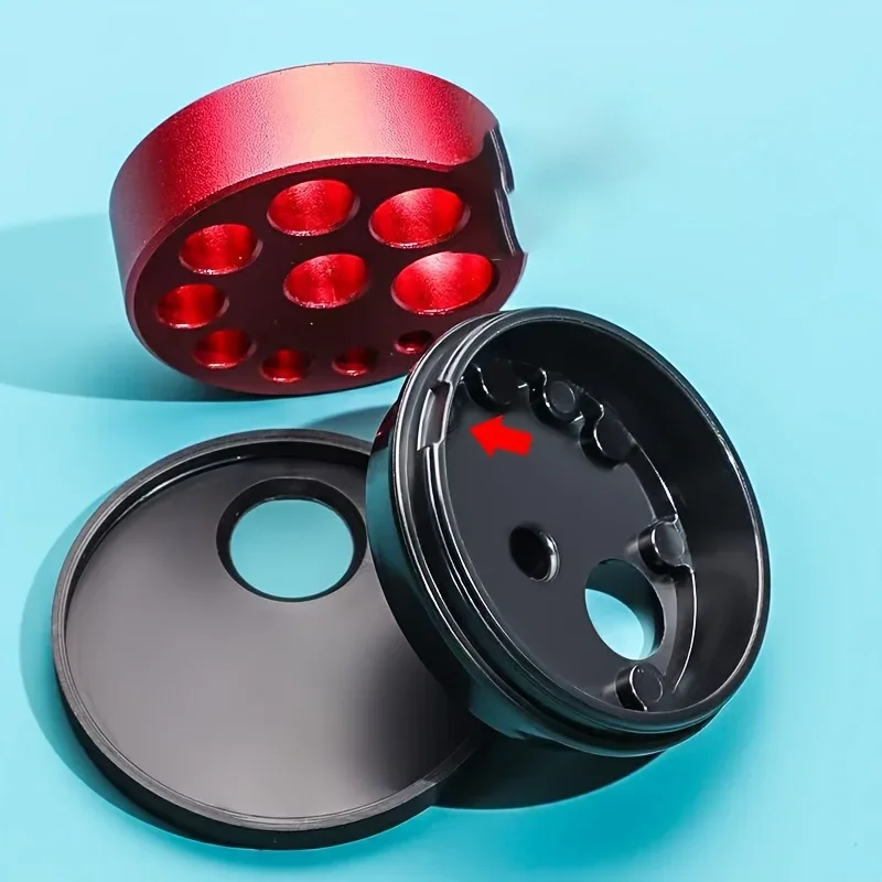 Red Dust Extractor Attachment for Impact Drills - Removes Dust and Debris During Drilling,Ideal for Construction and DIY Project