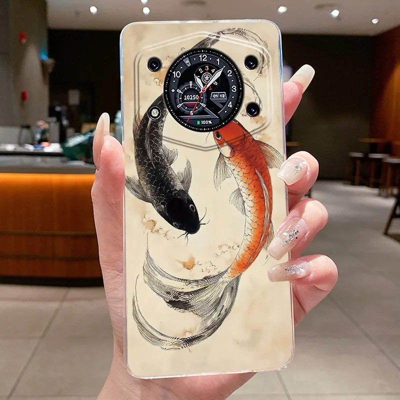 Stylish Transparent Silicone Shockproof Butterfly Design Soft Phone Case