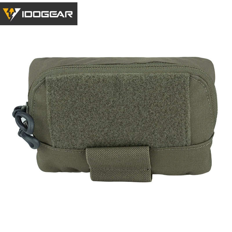 Pochette tactique IDOGEAR nylon pour pêche - Compatible MOLLE, fermeture YKK, idéale randonnée