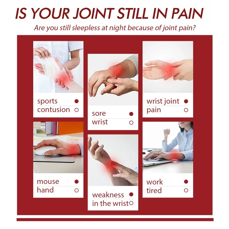 Wrist Pain Relief Oil Anti Arthritis Hand Thumb Finger Tendonitis Therapy Tenosynovitis Tendon Sheath Joint Health Care 10ml