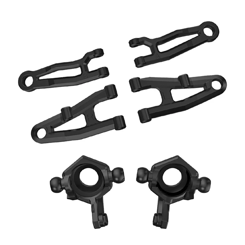 

4Pcs Front Upper & Lower Arm For SG 1603 SG 1604 SG1603 SG1604 1/16 & 2Pcs Front Steering Cup Wheel Seat