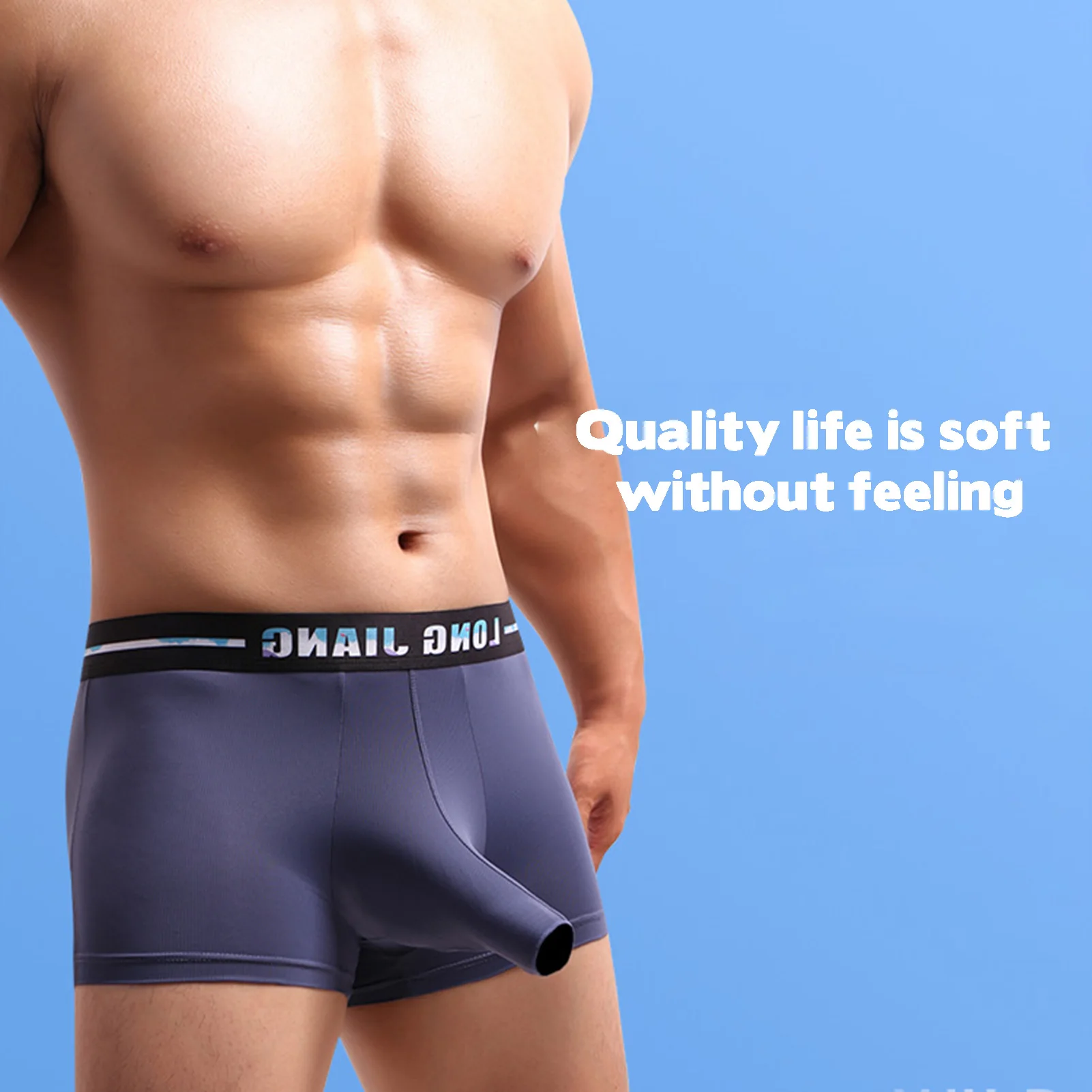 

Новинка Мужское нижнее белье в виде слона эластичный широкий пояс дизайн подарок на Рождество и новый год