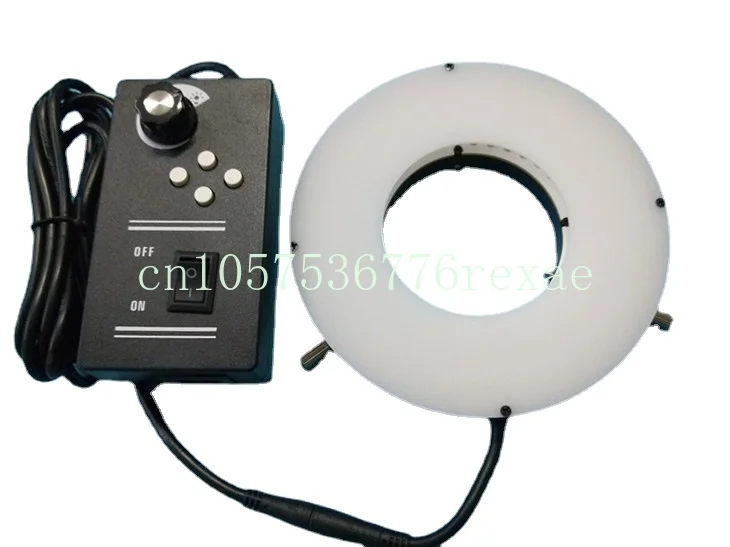 

Inner Diameter 64mm 220V 12W 4 Zone Control Machine Vision Light Source Industrial Camera CCD LED Ring Microscope Light Source,