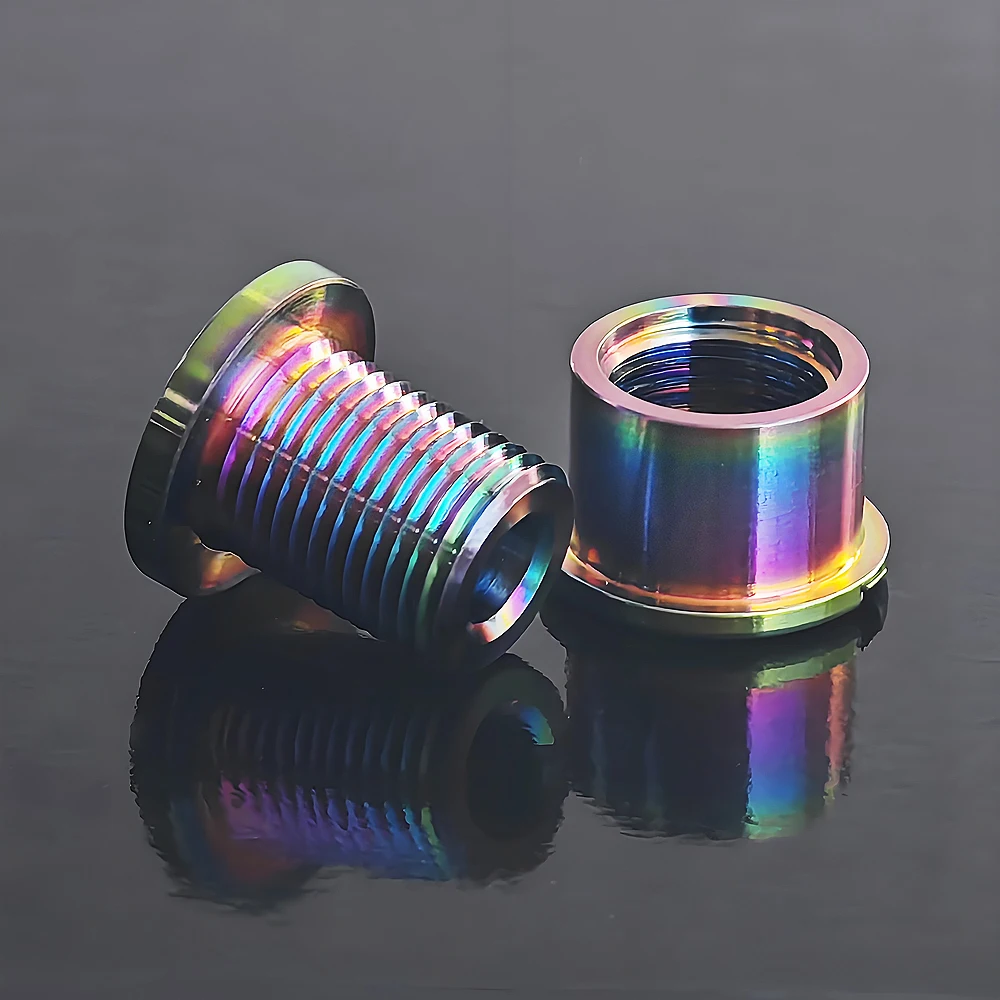 4/5PCS Titanium Alloy Chainring Bolts Single Double Chainring Screws Mountain Road MTB Bike Crank Bolts 6.5/10.5mm Parts