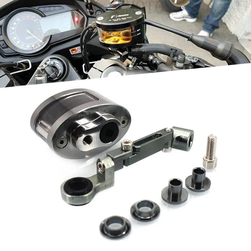 

Motorcycle Front Brake Fluid Reservoir Clutch Tank Oil Fluid Cup For BMW C600 C650GT F650GS F700GS F800GS