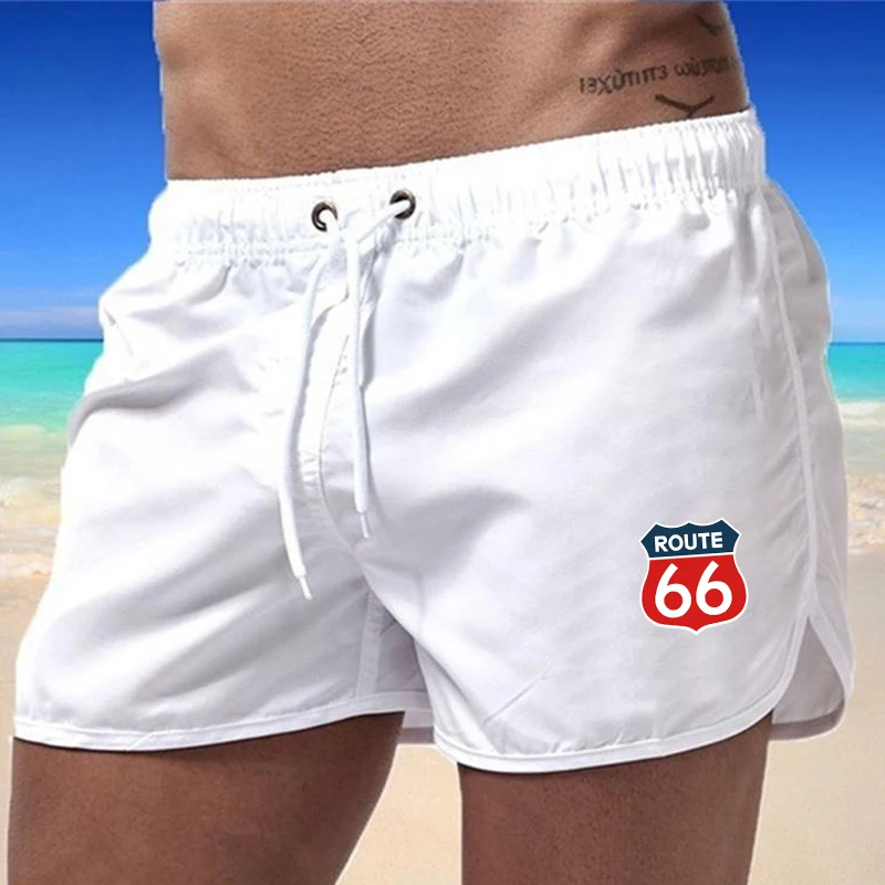 Shorts For Men1 Summer Men's Swimwear Shorts Brand Beachwear Sexy Swim Trunks Men Swimsuit Low Waist Breathable Beach Wear 6