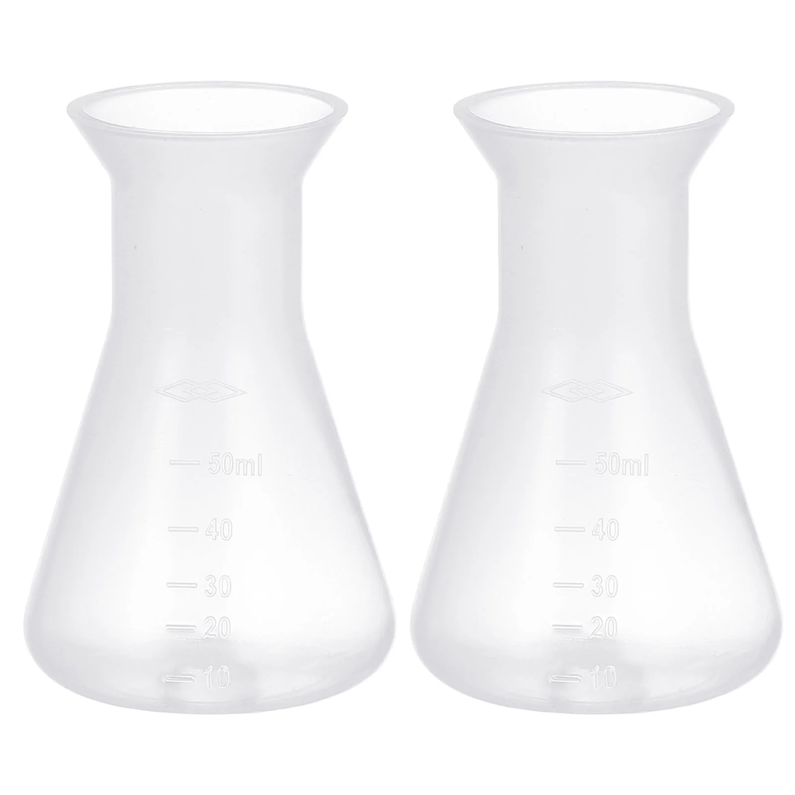 

5 Pcs Erlenmeyer Flask Transparent Science Flask Practical Conical Flask