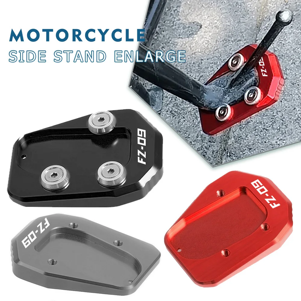 

For Yamaha FZ-09 2013-2021 2020 2019 2018 2017 2016 Motorcycle Side Stand Enlarger Sled Sidestand Kickstand Foot Pad FZ 09 FZ09